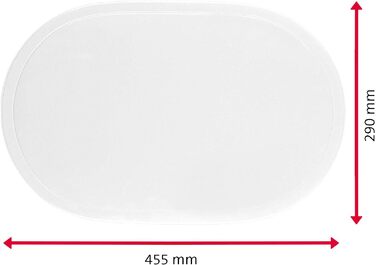 Килимки/килимки Westmark, 4 шт. и, 45,5 x 29 см, вініл, синій/ Saleen Edition Fun (білий)