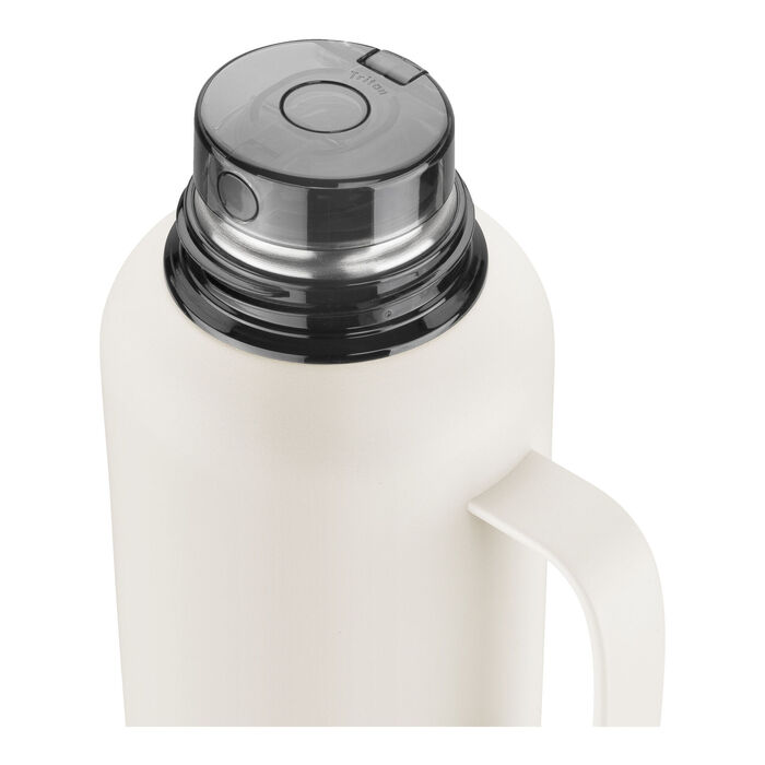 Термос 1,2 л з ручкою, нержавіюча сталь, кремовий колір Thermo Plus Zwilling