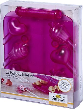 Форма для випічки міні-тістечок, 12 x 3 x 12 см, рожева, RBV Birkmann