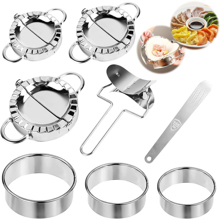 Форма для равіолі з нержавіючої сталі,8 шт. Bohrma