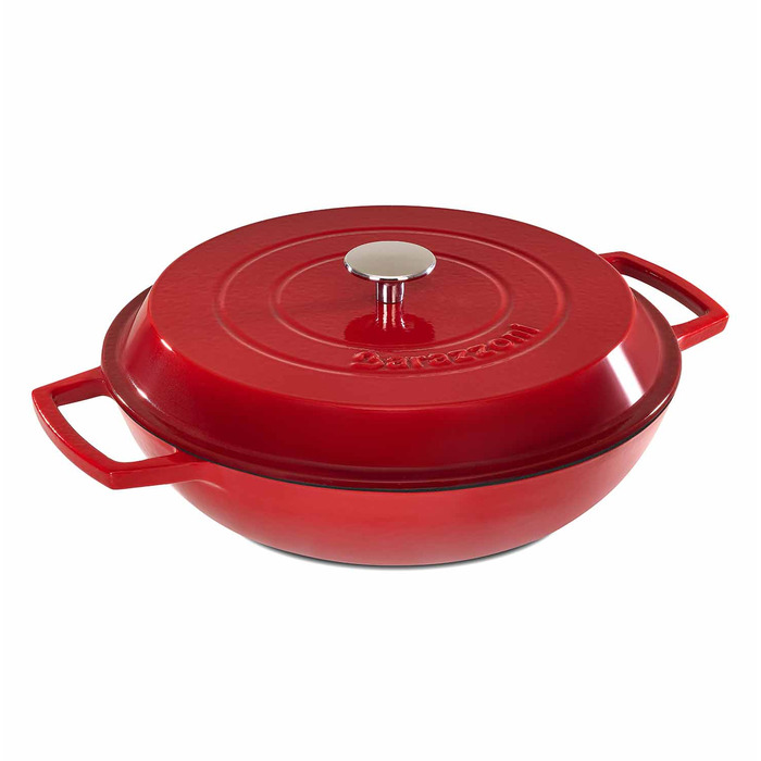 Кастрюля низкая с крышкой 36 см, 3,5л GHISA BARAZZONI