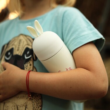 Термос дитячий для чаю Fissman 280 мл Кролик (9760)