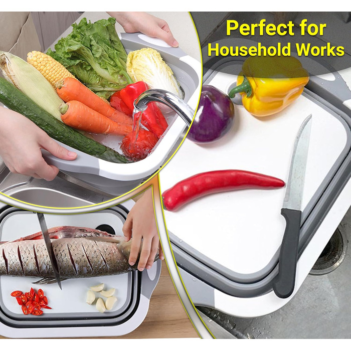 Миска для миття посуду зі обробною дошкою Neez