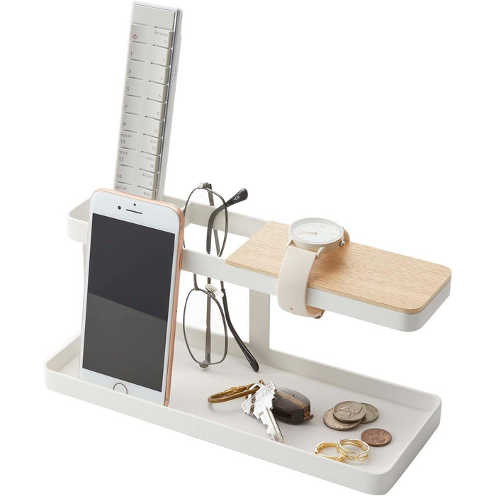 Органайзер для столу, сталевий, один розмір (білий) Vialex