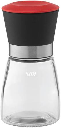 Млин для спецій без наповнення, чорно-червона 13,5 см Silit