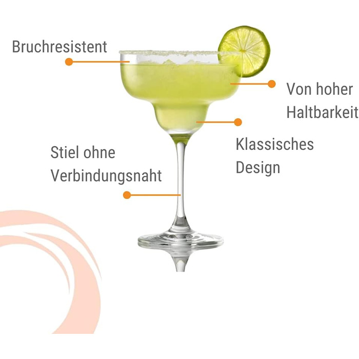 Коктейльні чаші Stlzle Lausitz Grandezza 240 мл / Набір з 6 келихів для мартіні/Келихи для аперитиву/Cosmopolitan Келихи Посудомийна машина безпечна та ударостійка (коктейльні чаші)