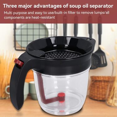 Сепаратор для отделения жира, 1 л Cyrank