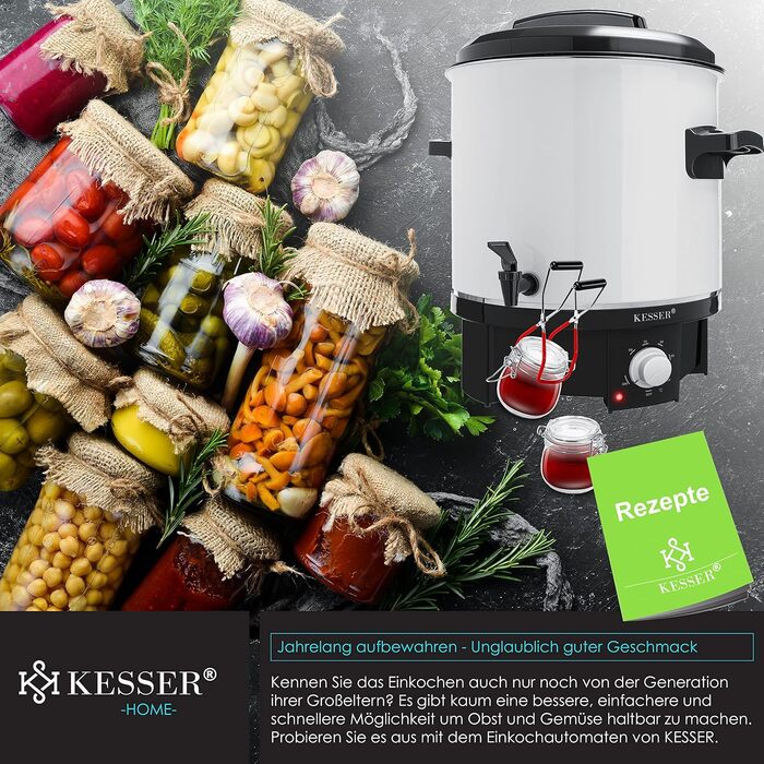 Консерватор 27 л 1800 Вт білий KESSER