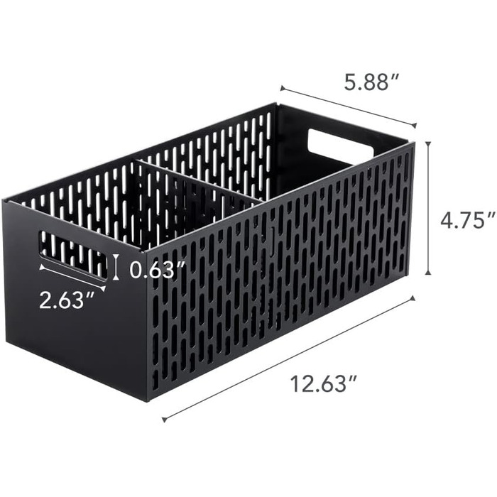 Штабельований овочевий кошик для овочів Yamazaki, пластиковий, чорний, один розмір один розмір чорний