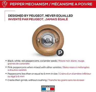 Високоякісний ручний виготовлений I з індивідуальним регулюванням помелу I Кухонні аксесуари I (перцевий млин, антикварний), 22