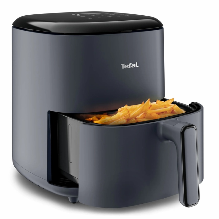 Tefal Мультипіч Easy Fry Max, 1500Вт, чаша-5л, сенсорне керув., 10 програм, пластик, чорний