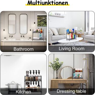 Квадратна стійка для спецій Miorkly з 20 круглими банками для спецій, карусель для спецій з нержавіючої сталі, що обертається на 360, органайзер для спецій, підставка для спецій, що стоїть, банки для спецій із вставкою, що розповсюджується, банка для спец