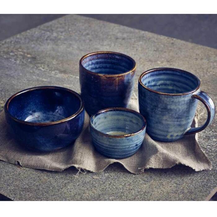 Соусник 7.8*h 4.3 см, 130 мл, синий, Terra Porcelain Aqua Blue, GenWare