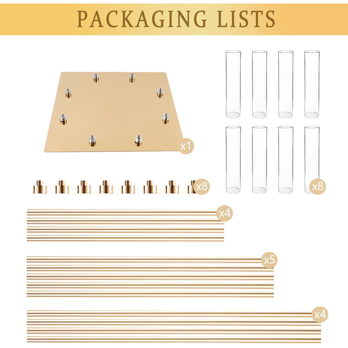 Високі підлогові свічники, 8-ручний 114 см LoveCat