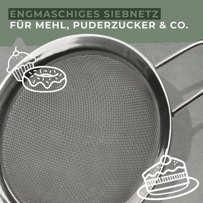 Сито кухонне 9 см зелене Ecolution Fackelmann