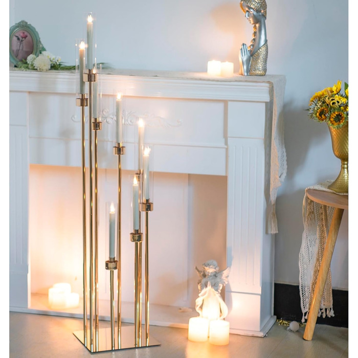 Високі підлогові свічники, 8-ручний 114 см LoveCat