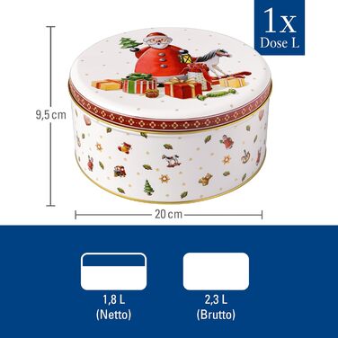 Набір з 3 різдвяних банок для печива, білий Winter Collage Villeroy & Boch