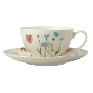 Чашка для капучіно з блюдцем Maxwell & Williams WILDWOOD, порцеляна, 400 мл