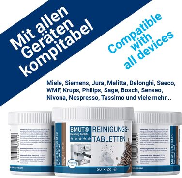 Таблетки для чищення кавоварок 50 шт BMUT