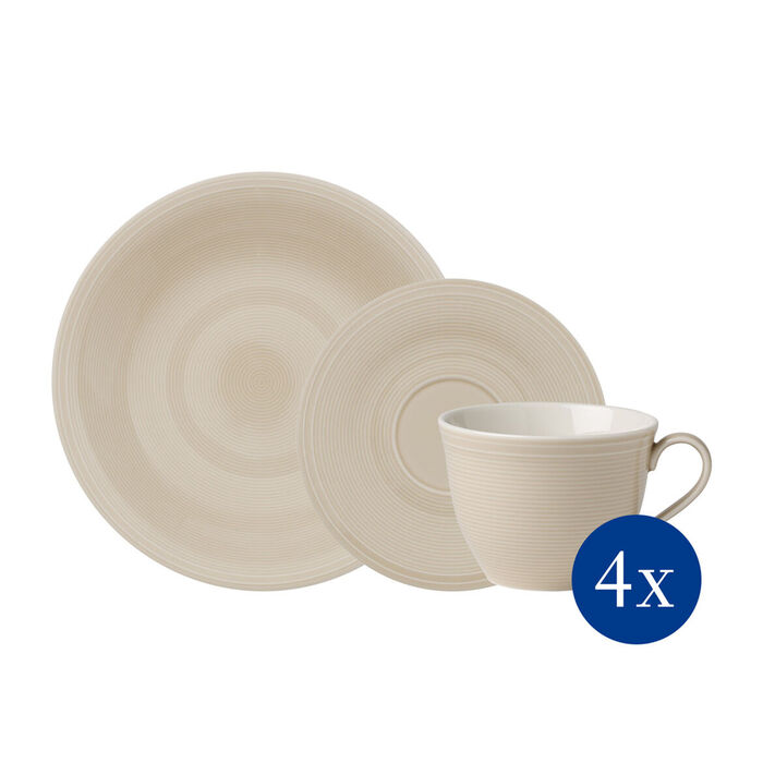 Кавовий сервіз 12 предметів, пісочний Color Loop Villeroy & Boch