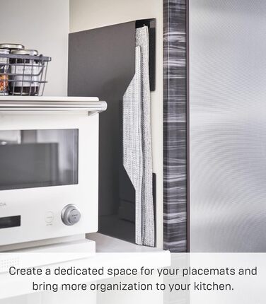 Настільний килимок Yamazaki Tower для зберігання L, (один розмір, чорний)