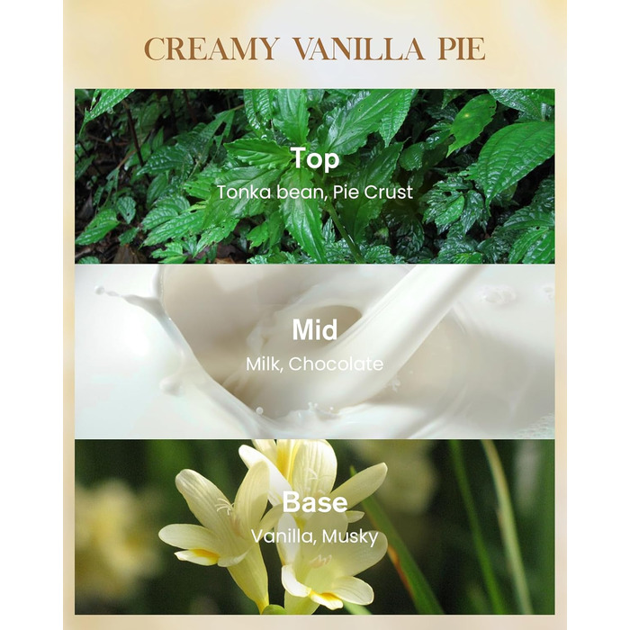 Необычайно большая ароматическая свеча с ванилью 990 г, время горения 150 часов M&SENSE