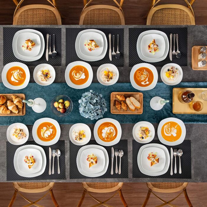 Набір тарілок на 12 осіб, 48 предметів Elisa MALACASA