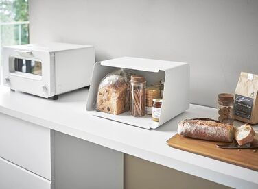 Хлібниця YAMAZAKI Tower, нержавіюча сталь, біла, One size