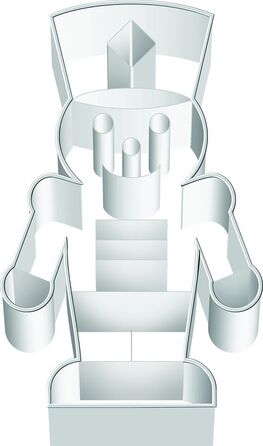 Форма для печива у вигляді Лускунчика, 10 см, RBV Birkmann