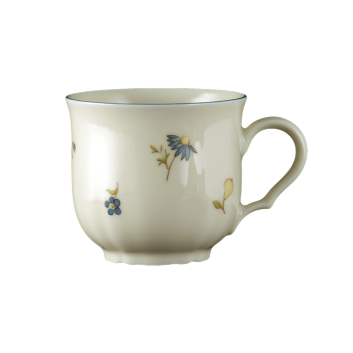 Чашка для мокко / еспрессо 0.09 л Streublume blauer Rand Marie-Luise Seltmann