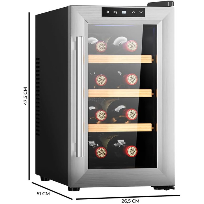 Винний холодильник до 8 пляшок Cecotec
