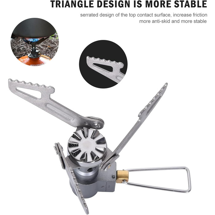 Кемпинговая газовая плита Ti9009O iBasingo