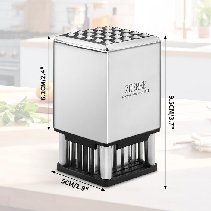 Тендерайзер для м'яса з нержавіючої сталі ZEEREE