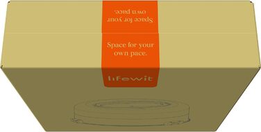 Контейнер для торта 27 см з кришкою та ручкою, зелений Lifewit