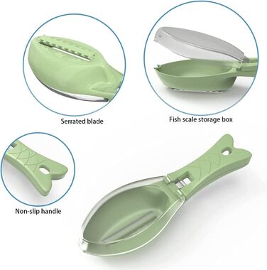 Набор для чистки рыбы, 4 предмета mciskin
