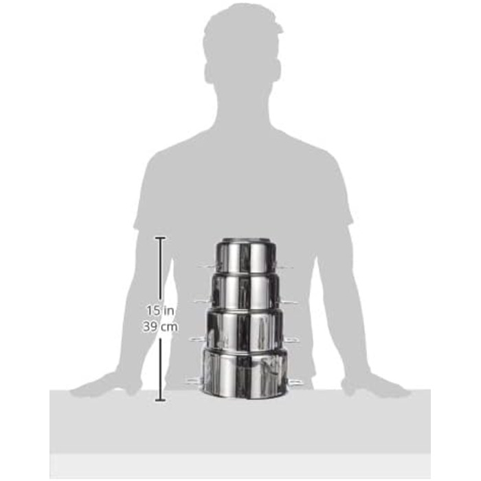 Набор кастрюль 4 предмета 14/16/18/20 см Twisty De Buyer