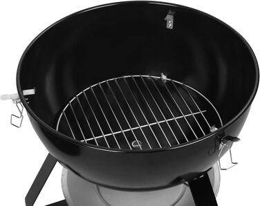 Бочка для барбекю 3 в 1, чорний, 47 см BBQ-Toro