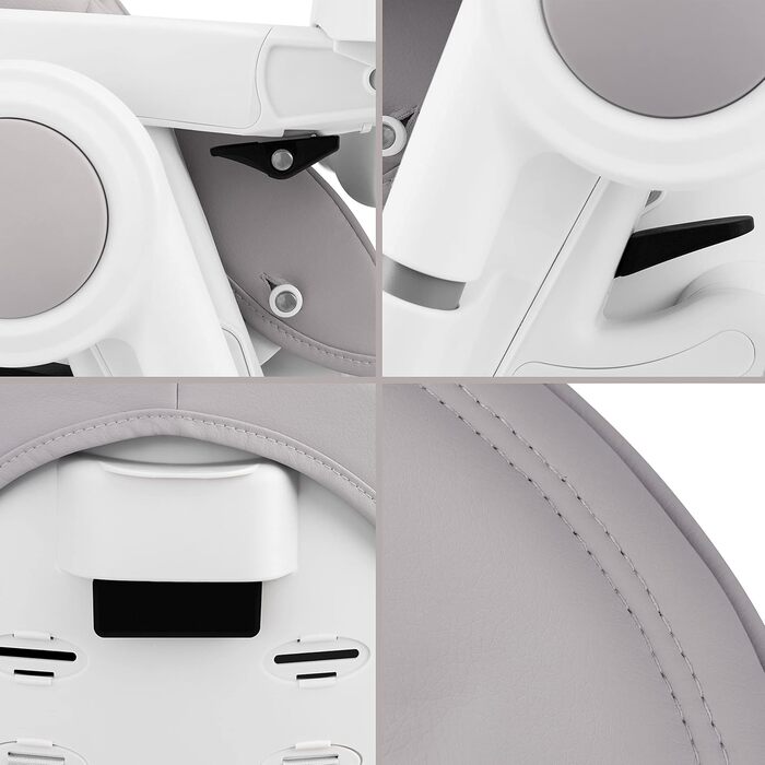 Детский стульчик для кормления от 6 месяцев светло-серыйKidiz