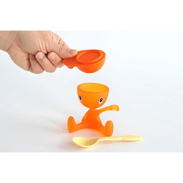 Тримач для яйця 8 х 11,5 х 9 см помаранчевий Cico Alessi