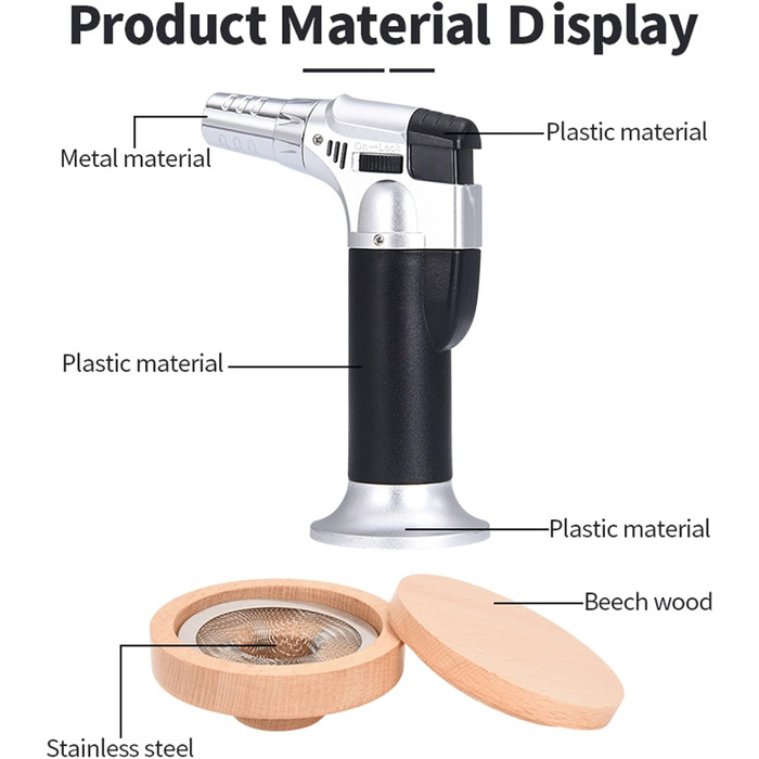 Набір для копчення коктейлів, 4 смаки, 8 предметів Ruiqas