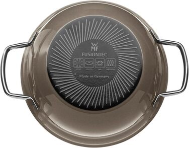 Каструля 20 см зі скляною кришкою, сіра Fusiontec Mineral WMF