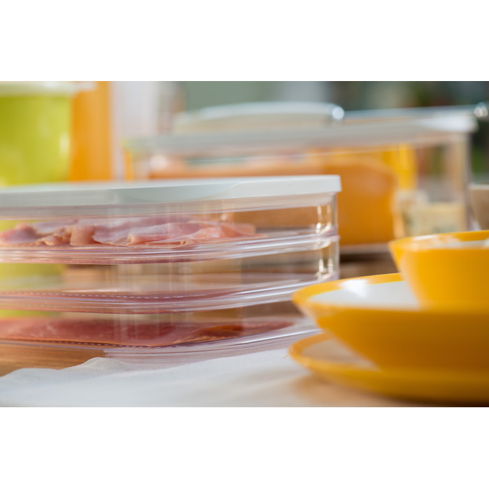 Набір ємностей для зберігання 9 предметів білих Modula Mepal