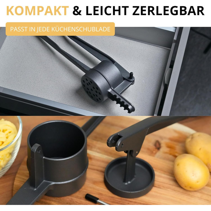 Прес для картоплі фрі, 41 см антрацит Westmark