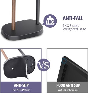 Держатель бумаги APEXCHASER,Держатель для туалетной бумаги,Отдельно стоящий держатель для туалетной бумаги,Держатель для туалетной бумаги с лотком без сверления,Деревянный держатель для туалетной бумаги,Сменный держатель рулона из нержавеющей стали для ту