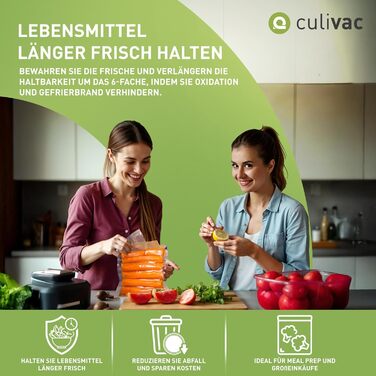 Рулони плівки 2 предмета 28 x 600 см culivac