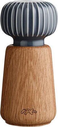 Млин для спецій Khler Hammershøi - зручний данський млин для спецій, (антрацитовий сірий, H14 см, одинарний)