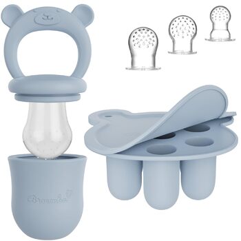 Силіконовий ніблер для дітей з лотком для льодуиків льоду з кришкою Broemba