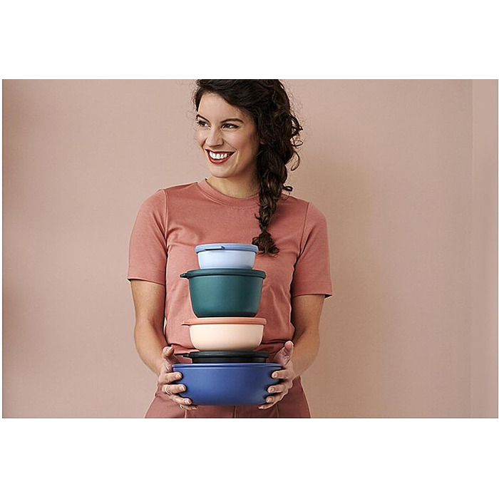 Контейнер для зберігання продуктів 2000 мл з кришкою, рожевий Cirqula Mepal