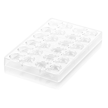 CH007 Форма для шоколаду GOCCIA P 41х29 h14 мм (24 шт.)