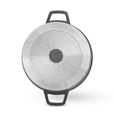 Сотейник Fissman со стеклянной крышкой FILOMENA 26x7 см 2,6 л со стеклянной крышкой алюминий с антипригарным покрытием (14537)